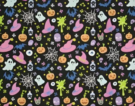 Itty Bitty Spooky dog collar #4